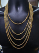 4.5MM Chaine Miami Cuban Link en or 10 Karat MC45
