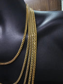 4.5MM Chaine Miami Cuban Link en or 10 Karat MC45