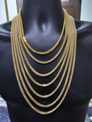 10k 5mm Franco Yellow gold