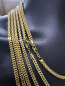 10k 5mm Franco Yellow gold