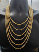 4MM 10k Yellow Gold Franco Chain FC016