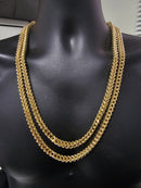 7MM 10k Yellow Gold Franco Chain JJJ002