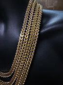 8mm 10k Franco chain Jumbo diamond Cut 2 tons