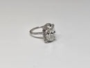 14k Oval Shape Marry Ring 3.91ct VS Diamonds