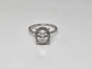 14k Oval Shape Nathalia Ring 2.07ct VS Diamonds