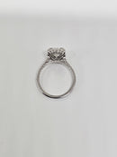 14k Oval Shape Nathalia Ring 2.07ct VS Diamonds