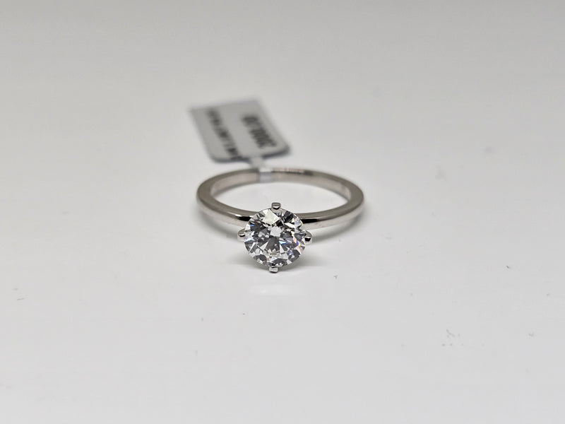 14k 1.19ct Round VS diamonds engagement ring