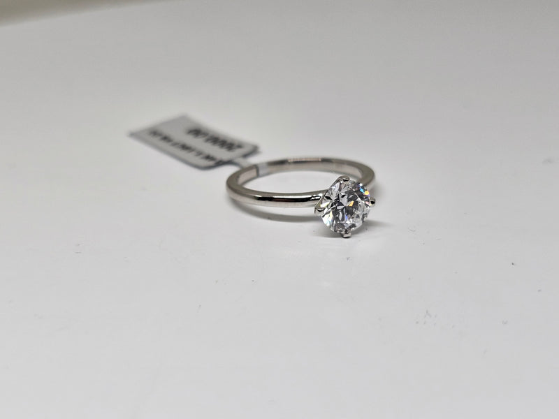 14k 1.19ct Round VS diamonds engagement ring