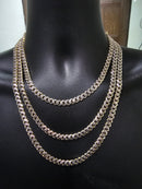 10k 8mm Monaco Diamond Cut