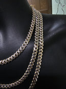 10k 8mm Monaco Diamond Cut