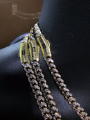 10k 8mm Monaco Diamond Cut