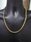 6mm 18k Miami Cuban Link solid/Full
