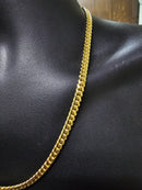 6mm 18k Miami Cuban Link solid/Full