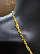 6mm 18k Miami Cuban Link solid/Full