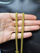 6mm 18k Miami Cuban Link solid/Full