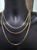 14k 4mm Marined chain solid/full