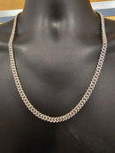 10k 7mm Miami Cuban Link solid/Full 7.25ct Diamonds
