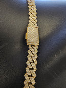 10k 8mm Monaco solid/full 13.00ct Diamonds si