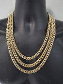 8.5MM 10K Diamond Cut Miami Cuban Link Chain MCD85