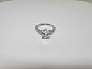 Bague de fiançailles Duo Radiant 4.04 CT Lab Diamond en or blanc 14K SR-