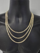 5mm Curb chain yellow gold 10 karat ALLECO-004