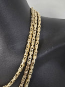 4.5mm Bullet Diamond cut chain 10k Gold 2026 model