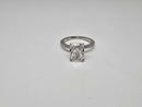 Bague de fiançailles Duo Radiant 4.04 CT Lab Diamond en or blanc 14K SR-