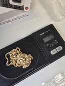 Rope Chain 10K Gold  +Jesus Pendant 10K Gold