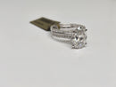 Beautiful Oval shape 3.51CT Lab Diamond Engagement Rings in 14K White Gold