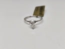 Beautiful Pear shape 1.12CT Lab Diamond Engagement Rings in 14K White Gold