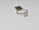 Beautiful Radiant shape 1.73CT Lab Diamond Engagement Rings in 14K White Gold