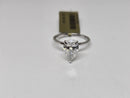 Beautiful Pear shape 2.07CT Lab Diamond Engagement Rings in 14K White Gold