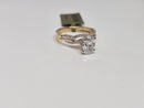 Stunning Oval  shape 1.78CT Lab Diamond Engagement Rings in 14K Yellow Gold