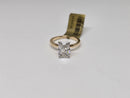 Luminous Radiant  shape 2.76CT Lab Diamond Engagement Rings in 14K Yellow Gold