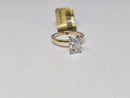 Luminous Radiant  shape 2.76CT Lab Diamond Engagement Rings in 14K Yellow Gold
