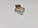 Beautiful Pear shape 1.99CT Lab Diamond Engagement Rings in 14K Yellow Gold