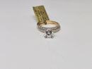 Beautiful Round shape 2.14 CT Lab Diamond Engagement Rings in 14K Yellow Gold