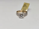 Beautiful Round shape 2.01 CT Lab Diamond Engagement Rings in 14K Yellow Gold