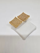 Boucles d'oreilles avec diamants 1.09ct en or jaune 10k SE13642