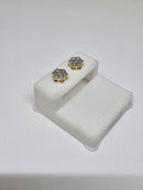 10K 0.13CT Boucle D 'Oreilles avec Vis DE-043
