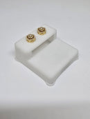 10K 0.18CT Boucle D 'Oreilles avec Vis