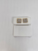 10K 0.25CT Boucle D 'Oreilles avec Vis DE-043