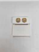 10K 0.48CT Diamond Stud Screw Back Earring