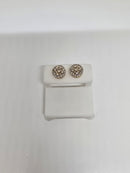 10K 0.93CT VS Diamond Stud Screw Back Earring