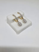 10K 0.77ct luxury fashion earrings