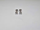 14k 1.00ct diamonds studs screw back