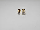 14k 1.00ct diamonds studs screw back