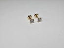 14k 1.00ct diamonds studs screw back