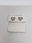 10K 0.54CT Boucle D 'Oreilles coeur avec Vis DE-020