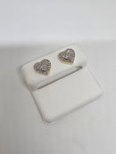 10K 0.54CT Boucle D 'Oreilles coeur avec Vis DE-020
